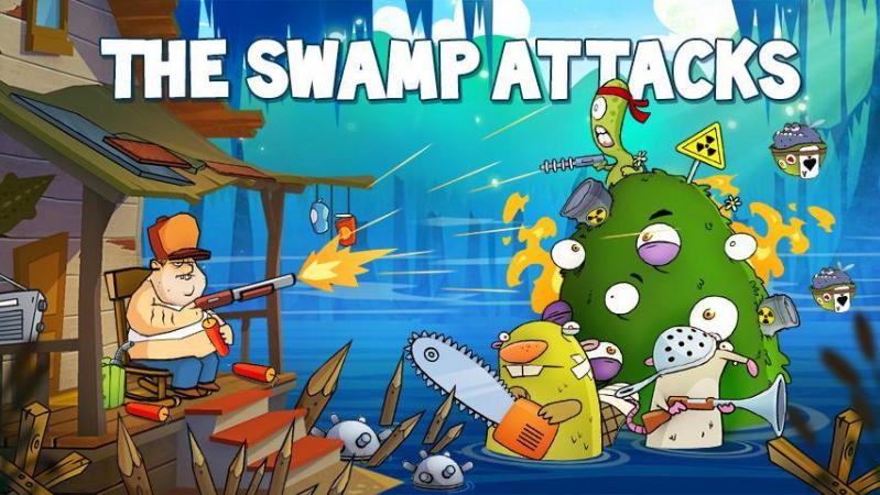 скачать взломанную игру swamp attack