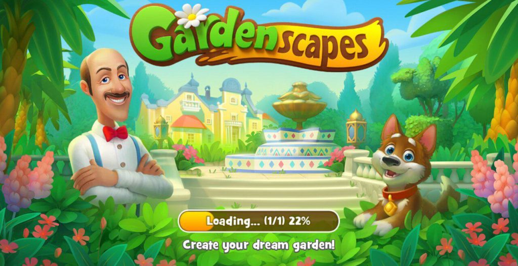скачать взломанную игру gardenscapes