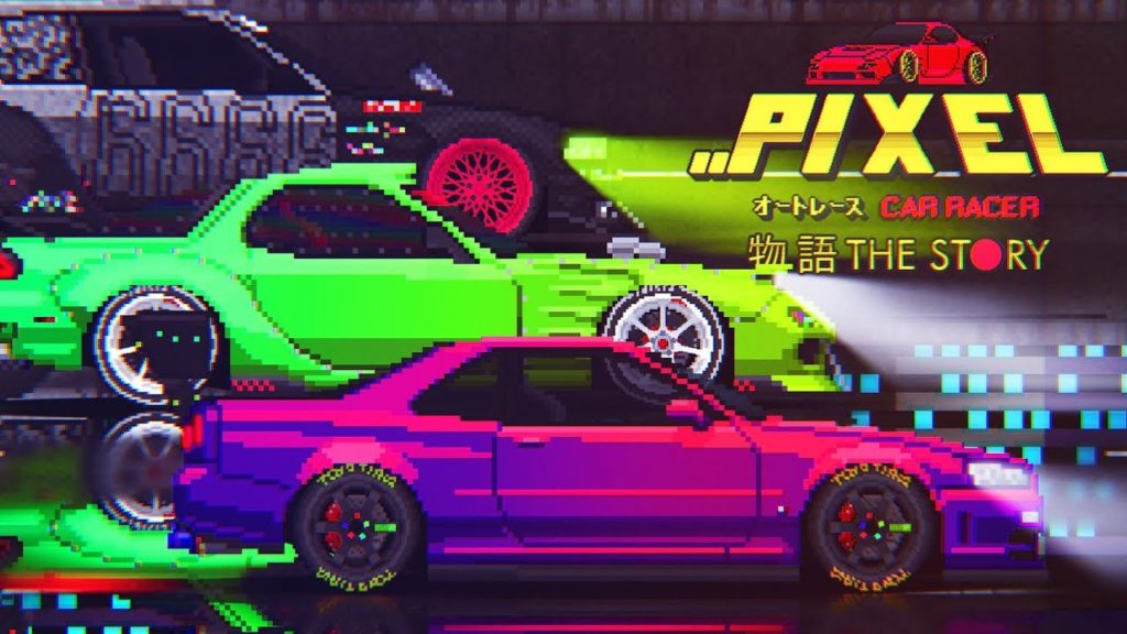 pixel car racer много денег