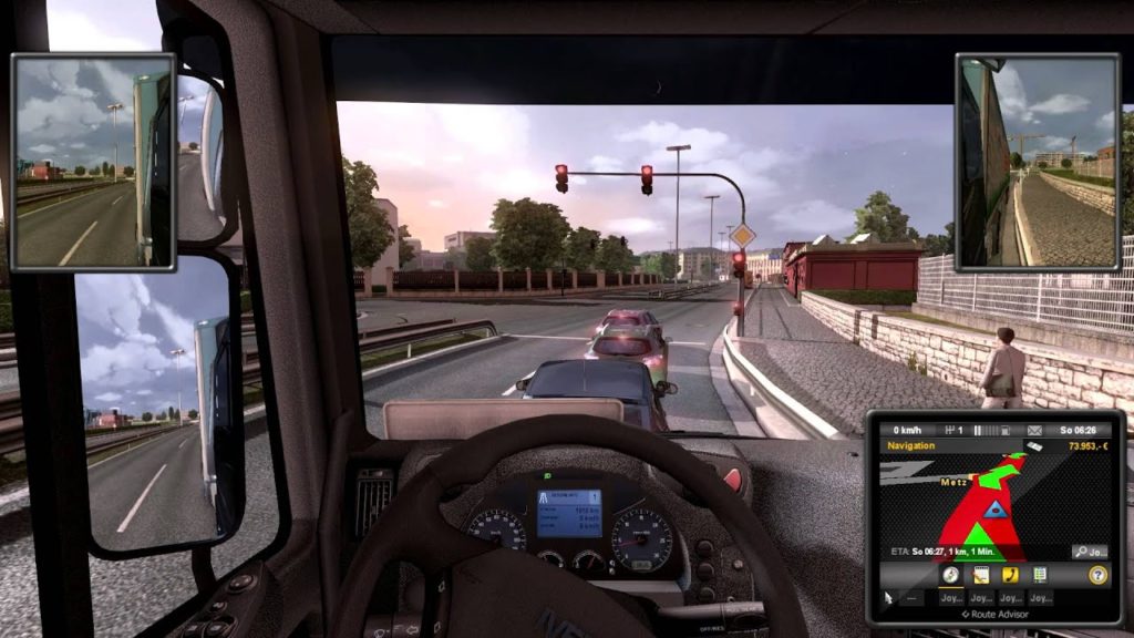 игра Euro Truck Simulator