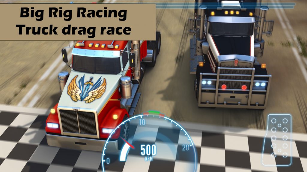 Big Rig Racing: Truck drag race